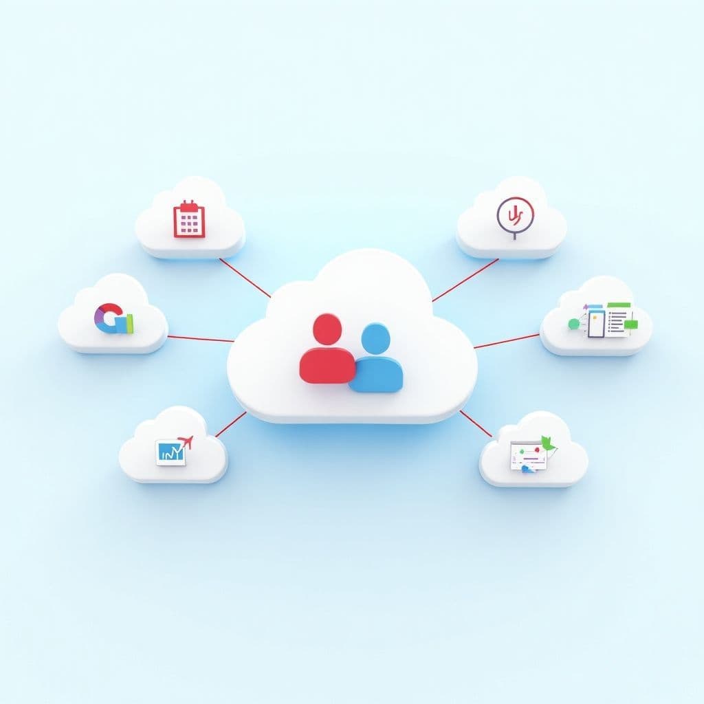 Cloud-based recruitment platform integrating with tools like Google, LinkedIn, calendars, and onboarding apps – Chameleoni all-in-one hiring ecosystem.